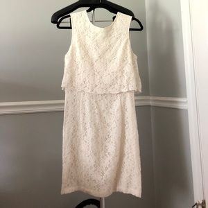 DV cream lace dress